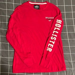 Hollister Red Long Sleeve Tee (Lg)
